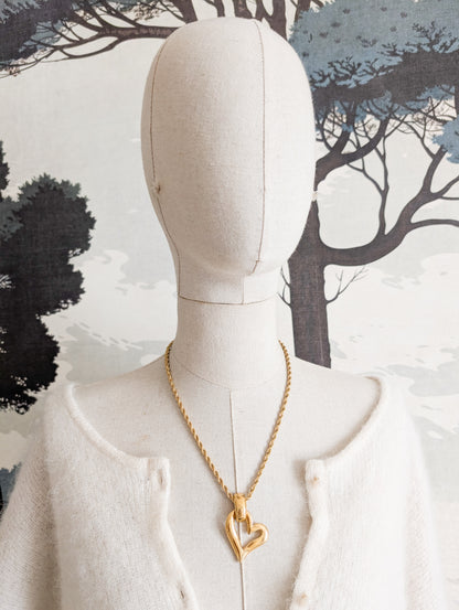 Pendentif coeur Yves Saint Laurent