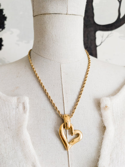 Pendentif coeur Yves Saint Laurent