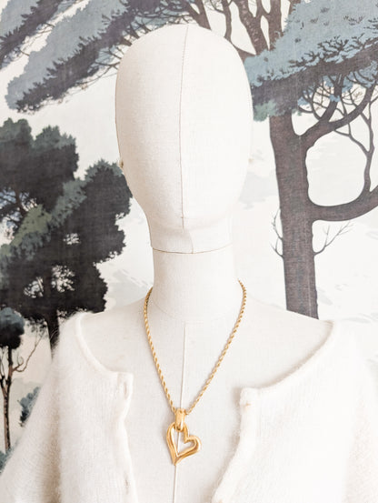 Pendentif coeur Yves Saint Laurent