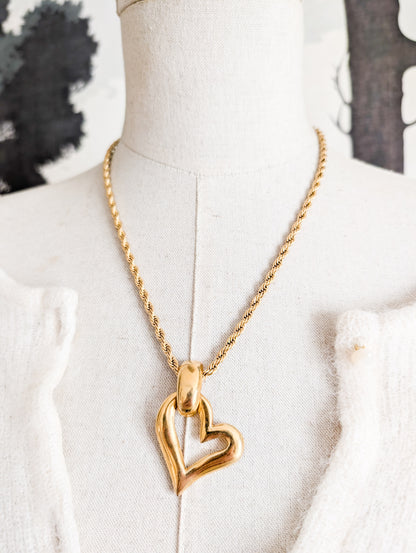 Pendentif coeur Yves Saint Laurent