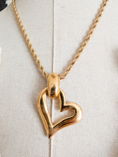 Pendentif coeur Yves Saint Laurent