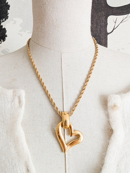 Pendentif coeur Yves Saint Laurent