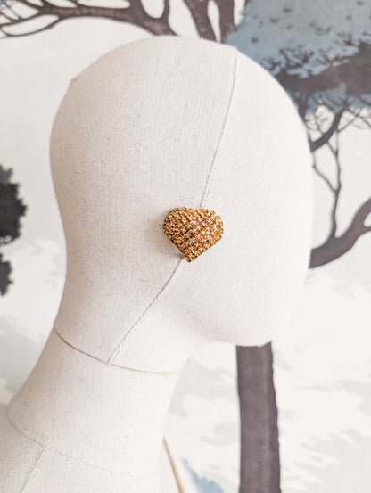 Boucles Strass cœurs