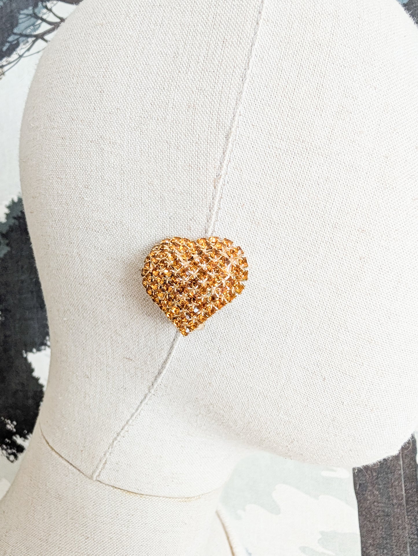 Boucles Strass cœurs