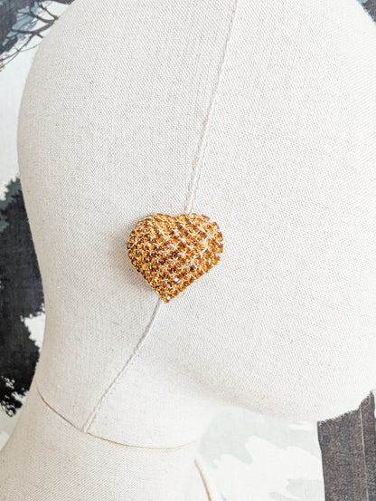 Boucles Strass cœurs