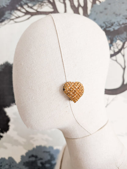 Boucles Strass cœurs