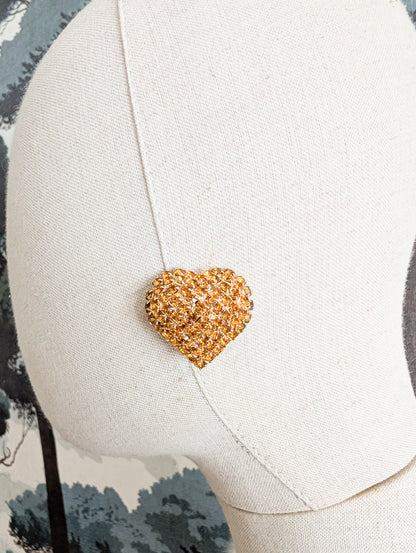 Boucles Strass cœurs