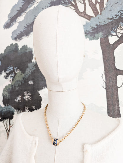 Collier perle laquée