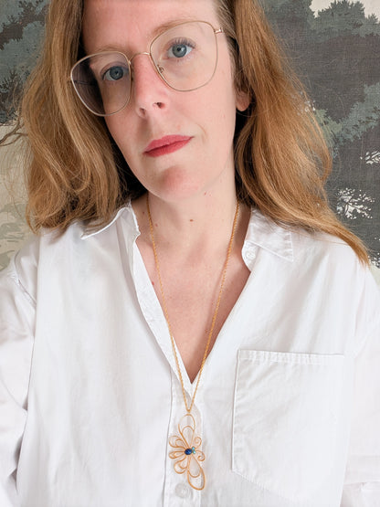 Sautoir Papillon 70's Corocraft