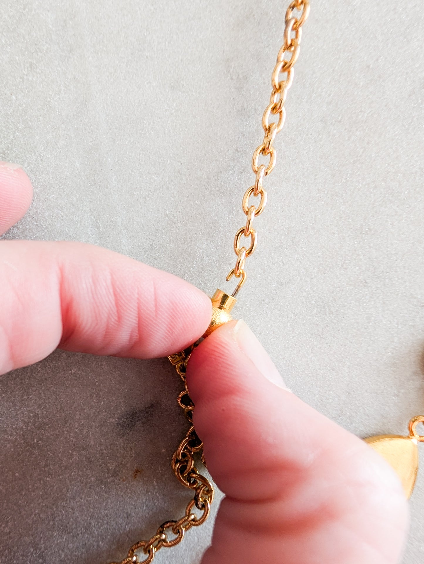 Long collier coeurs Corocraft