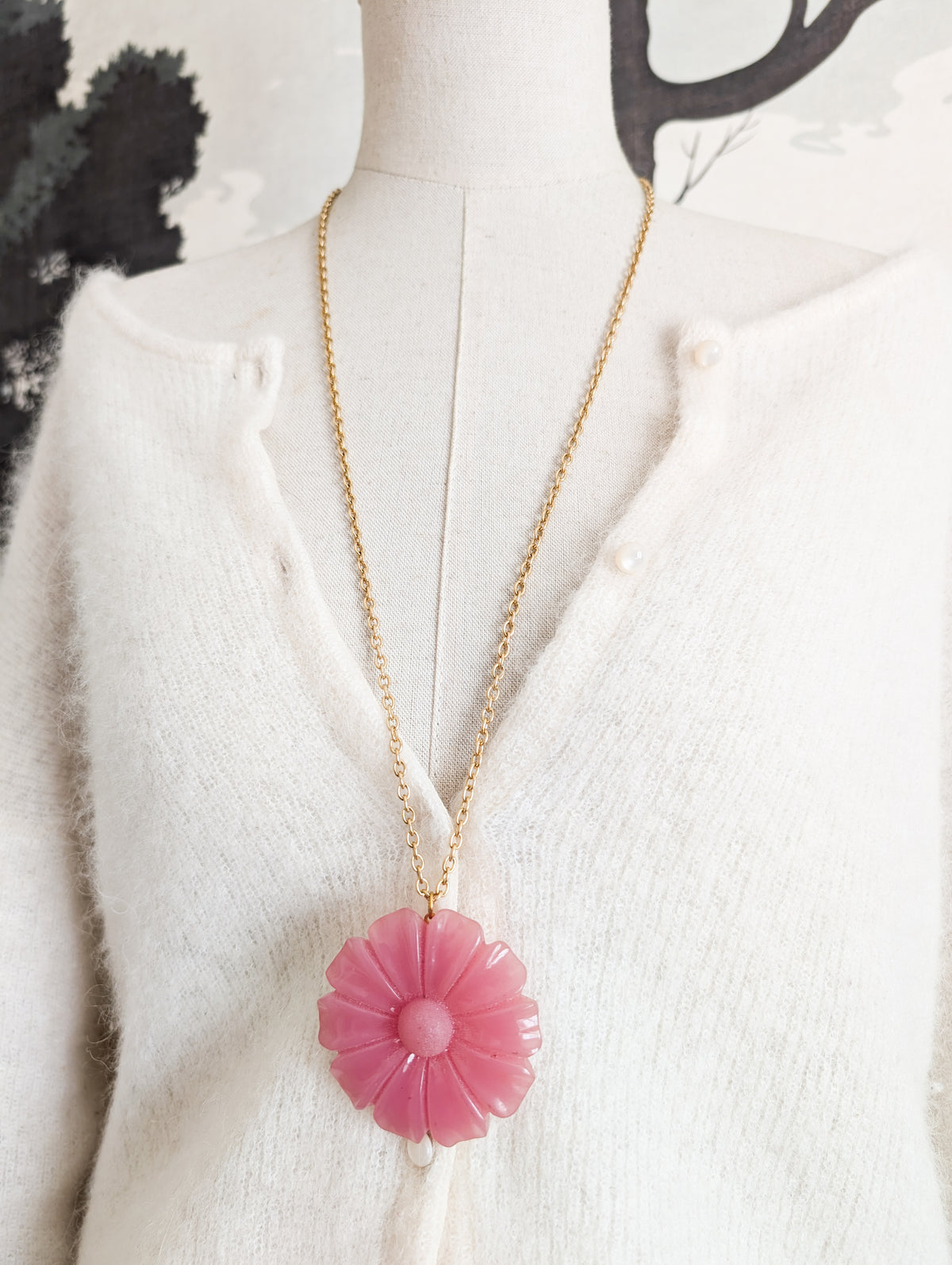 Collier fleur Corocraft