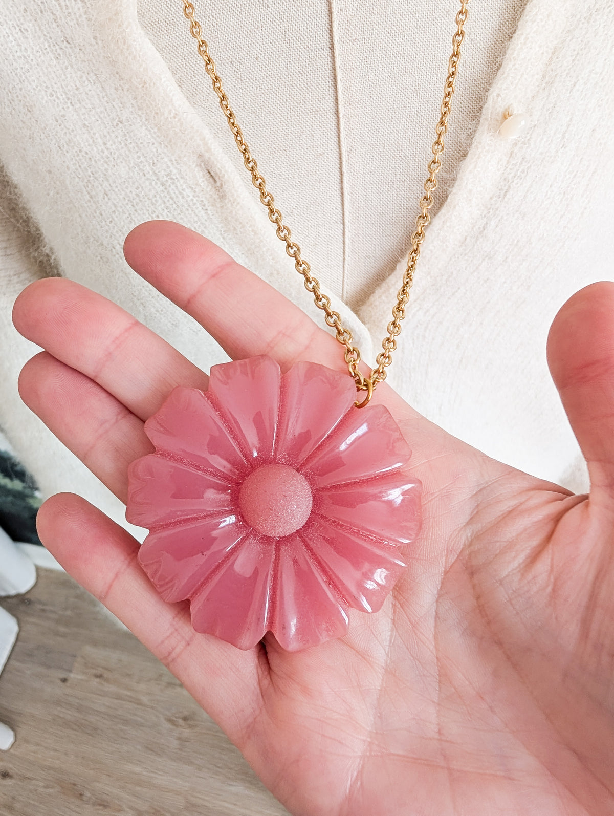 Collier fleur Corocraft