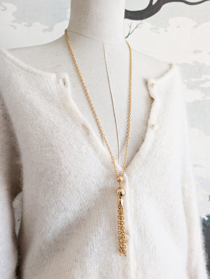 Sautoir pompon Corocraft