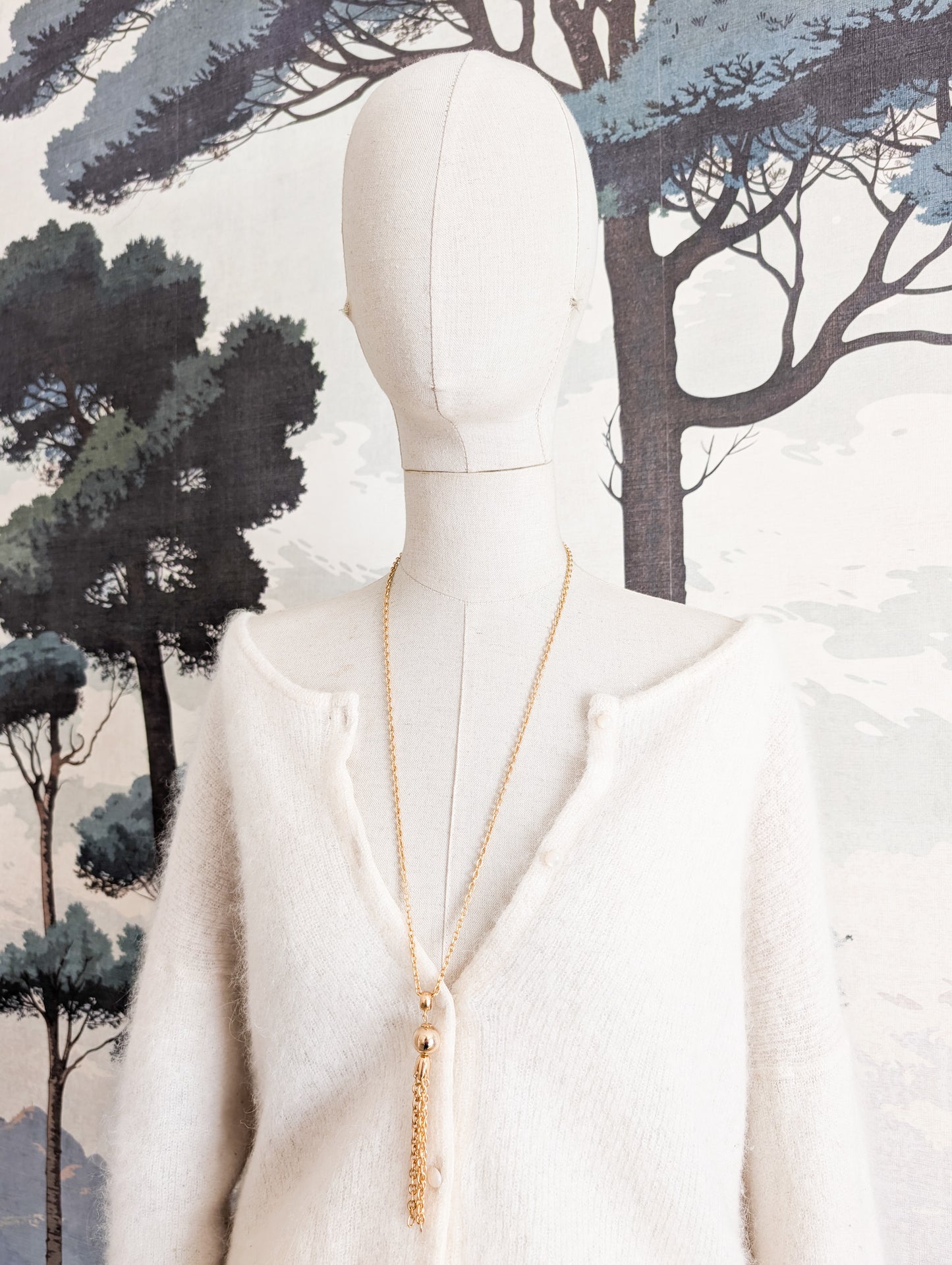 Sautoir pompon Corocraft