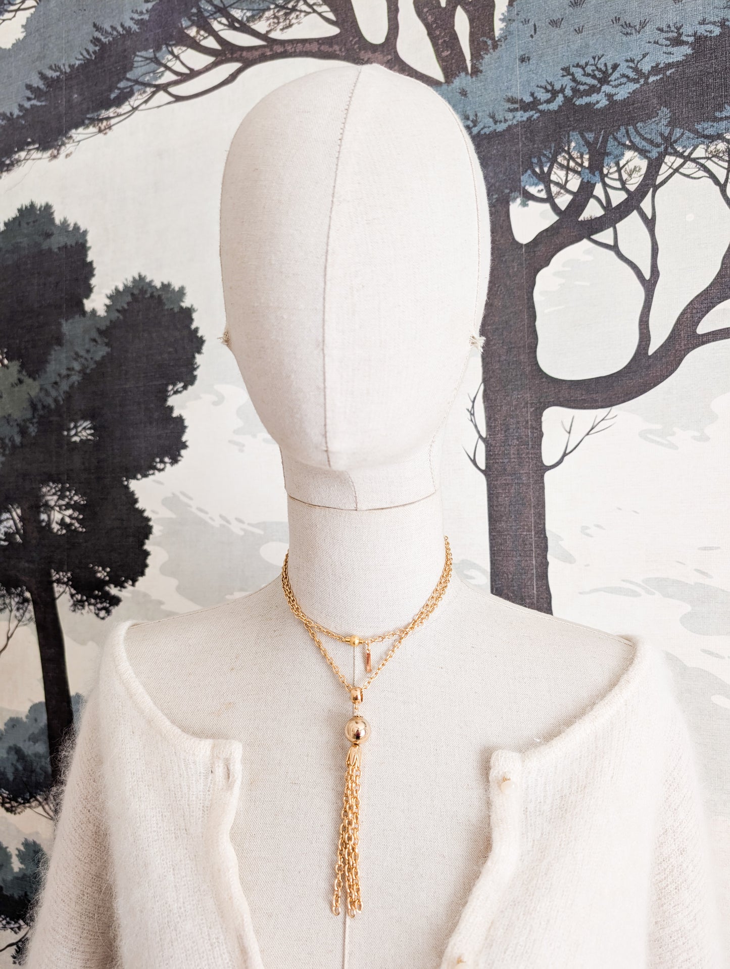 Sautoir pompon Corocraft