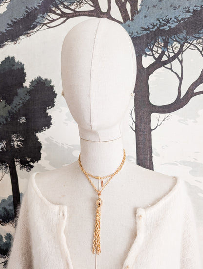 Sautoir pompon Corocraft