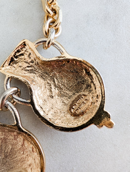 Rare collier amphores Agatha