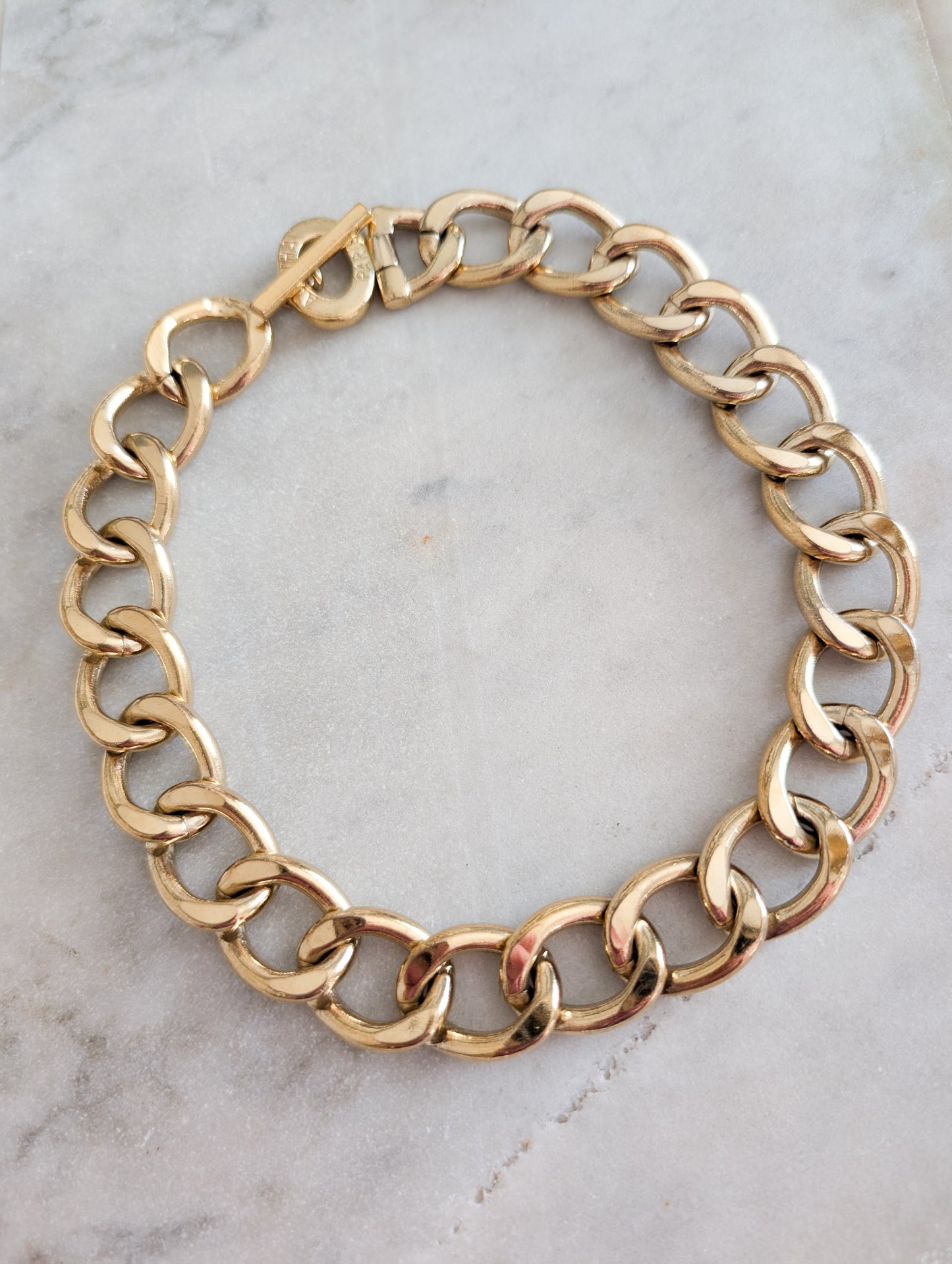 Collier gourmette Agatha