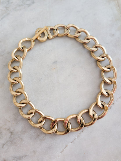 Collier gourmette Agatha