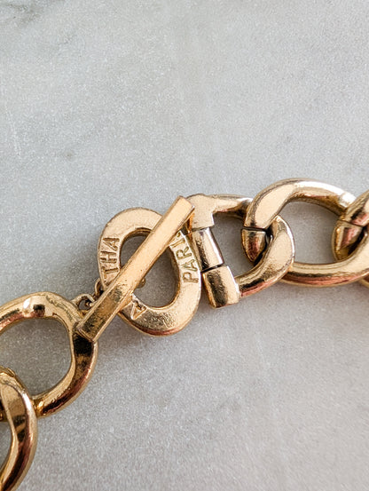 Collier gourmette Agatha