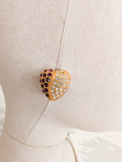 Boucles à clips coeurs