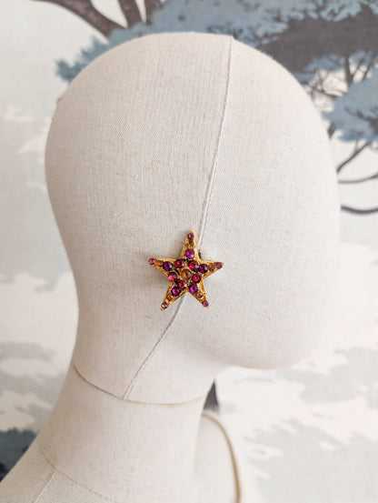 Boucles à clips étoiles