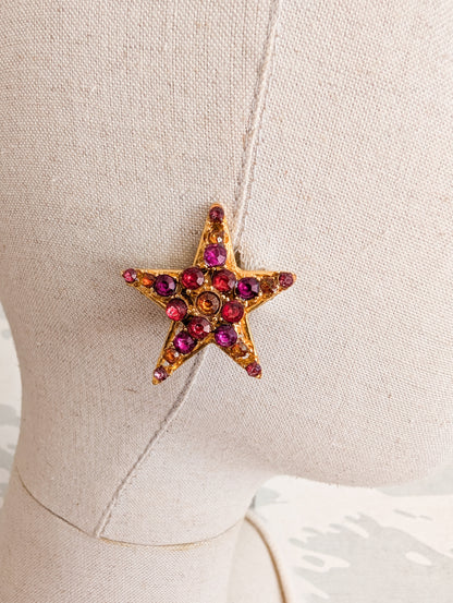 Boucles à clips étoiles