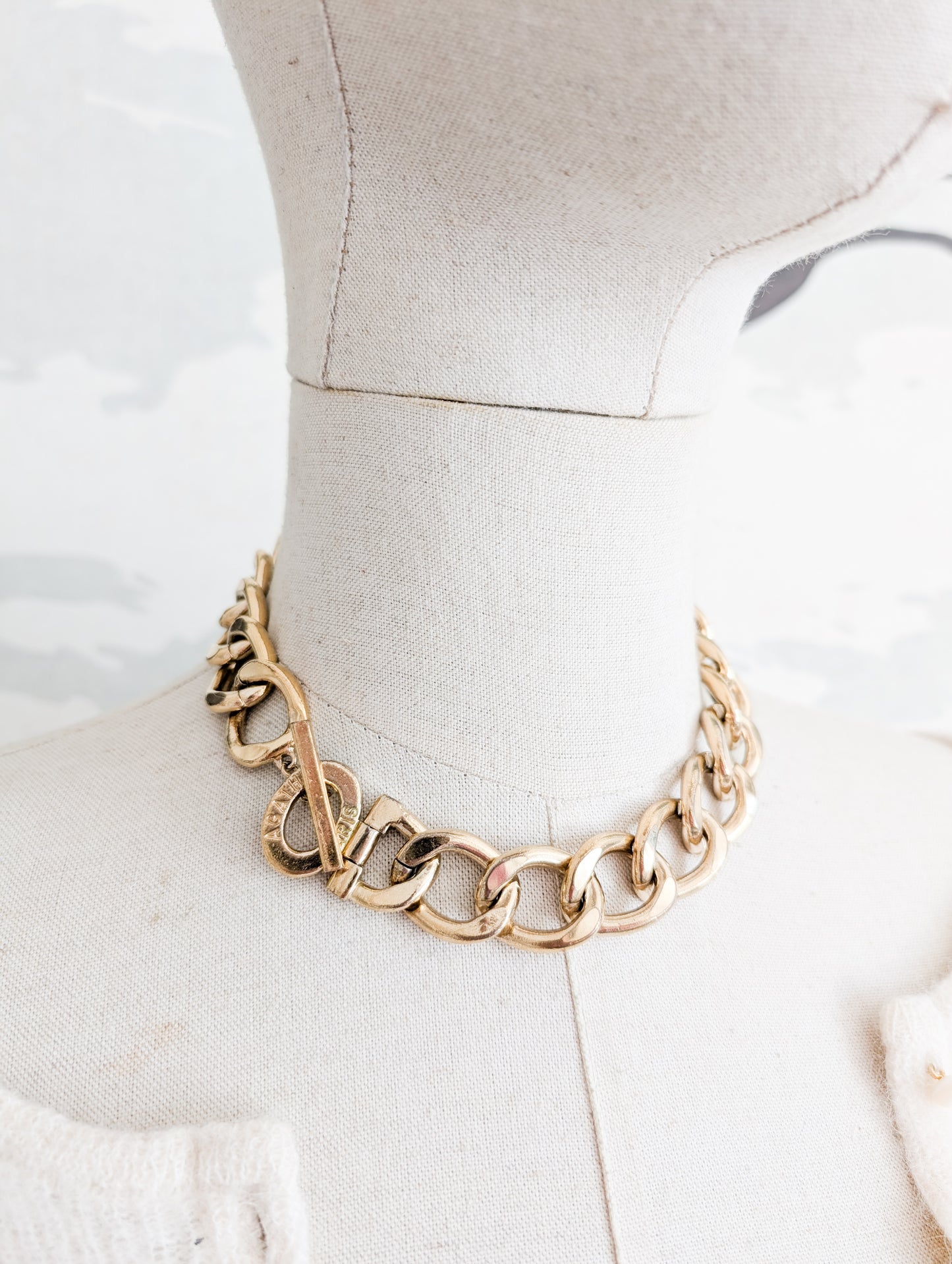 Collier gourmette Agatha