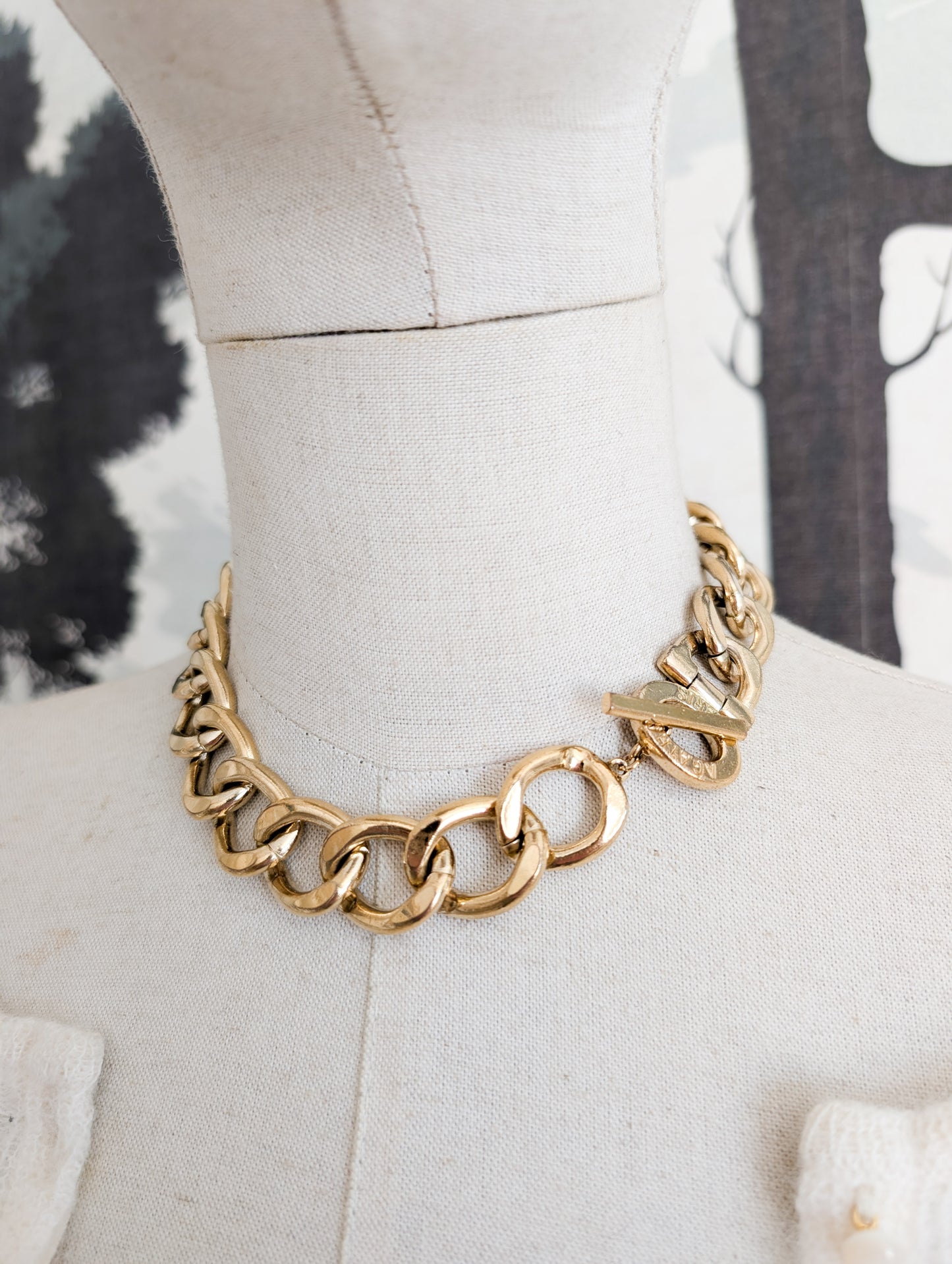 Collier gourmette Agatha