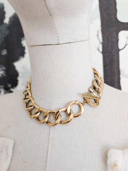 Collier gourmette Agatha