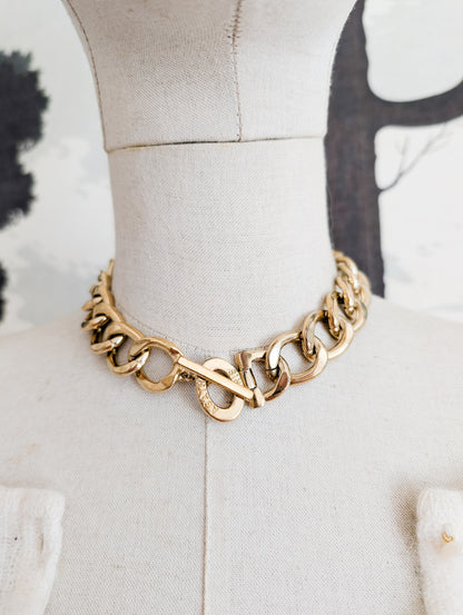 Collier gourmette Agatha