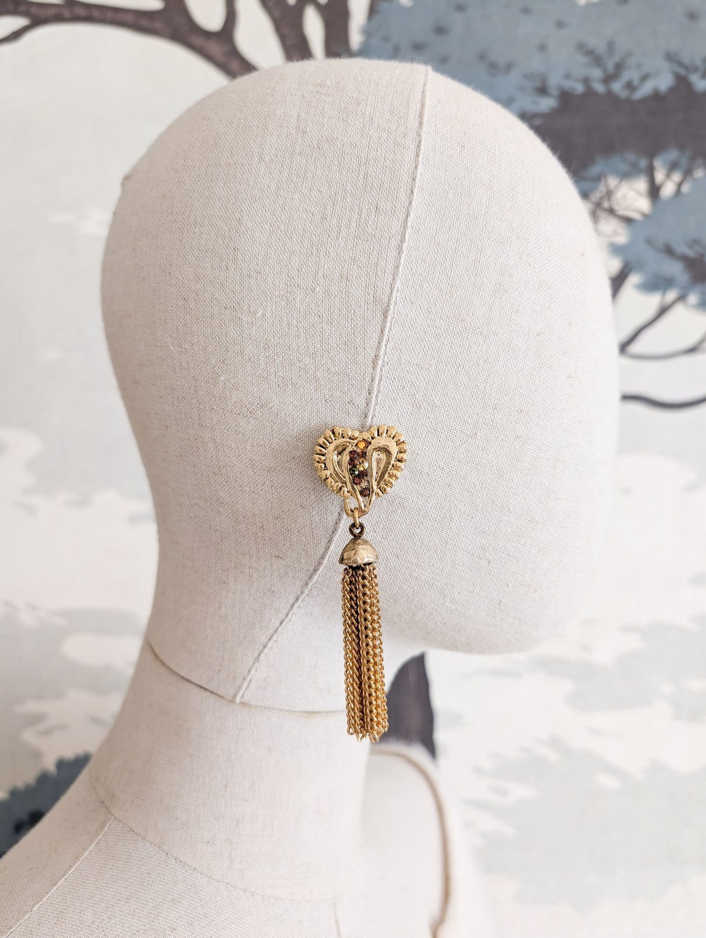 Longues boucles coeurs