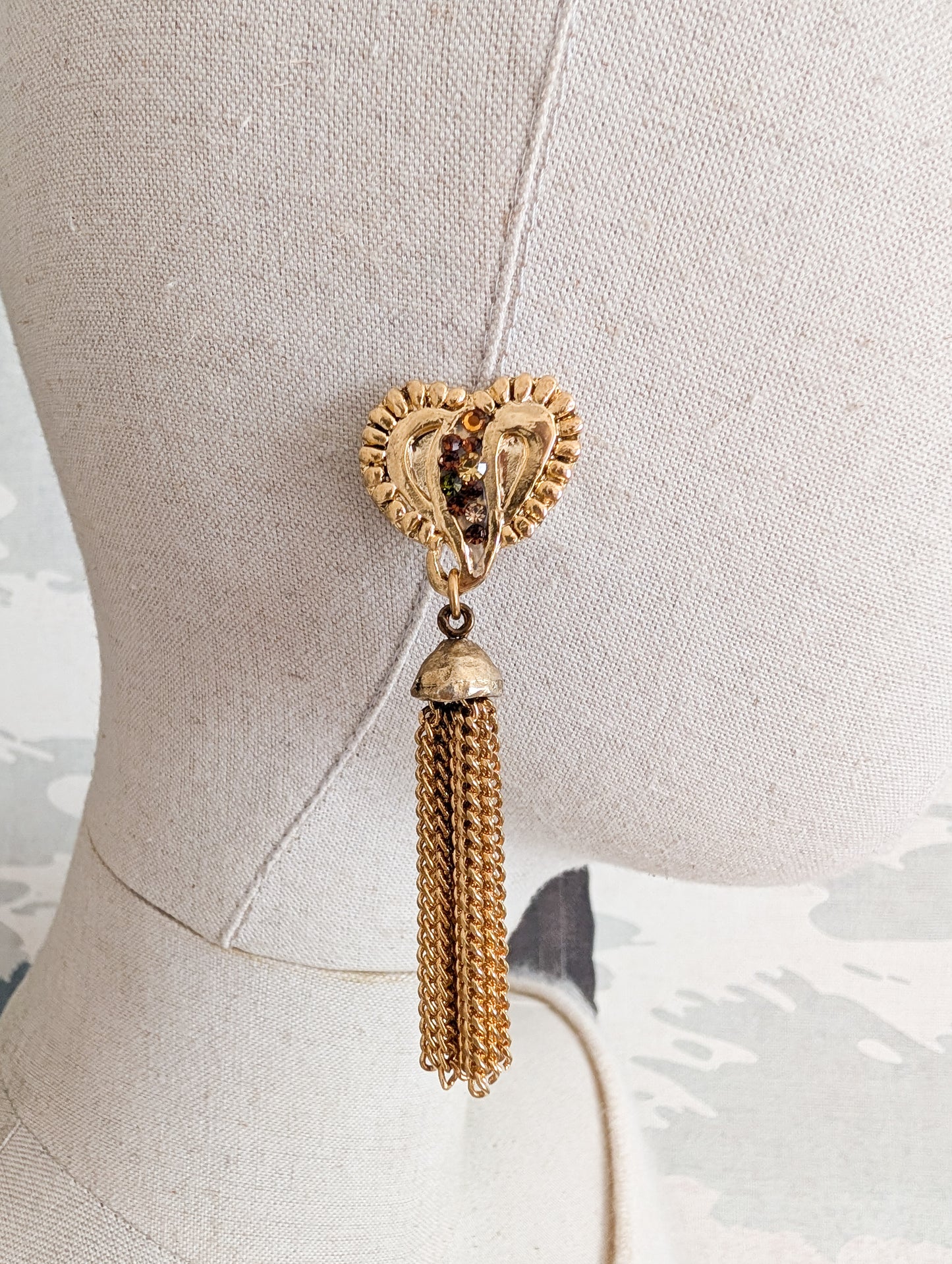 Longues boucles coeurs
