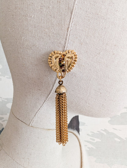 Longues boucles coeurs