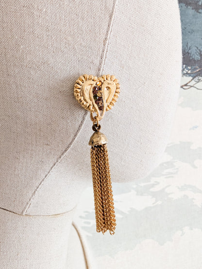 Longues boucles coeurs
