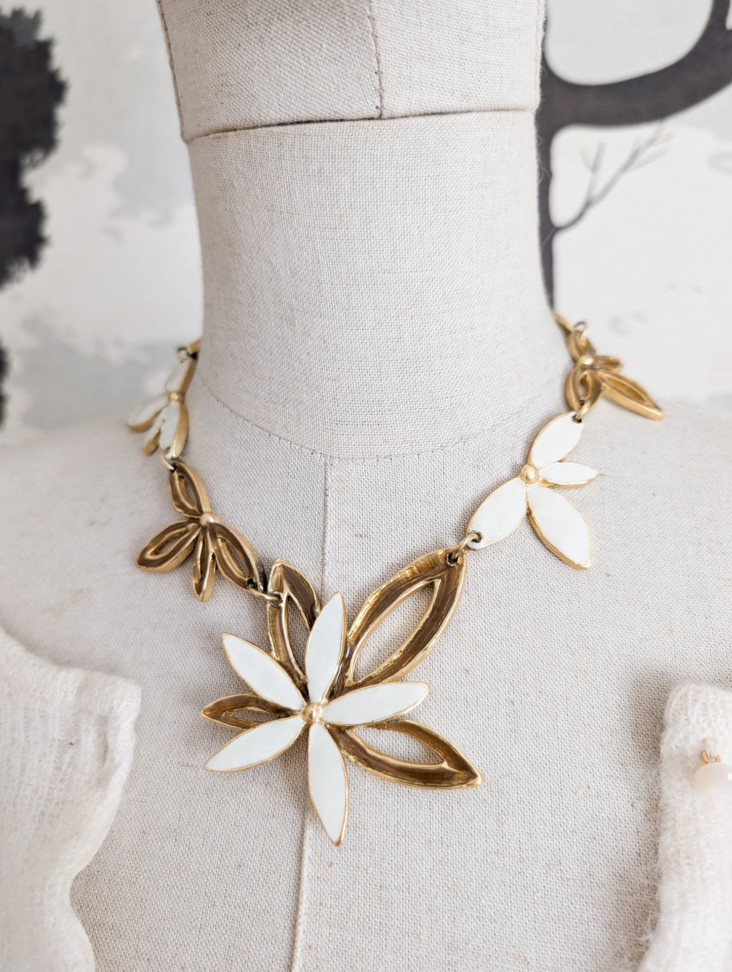 Collier fleurs Dolce Vita
