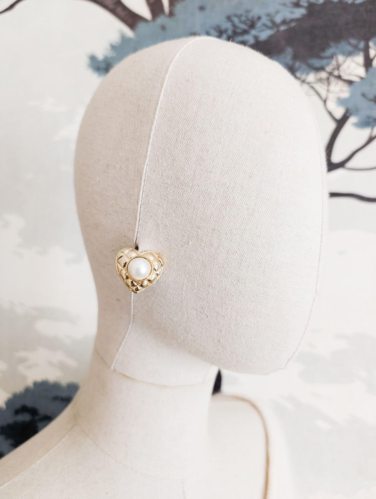 Boucles coeurs oreillers percées