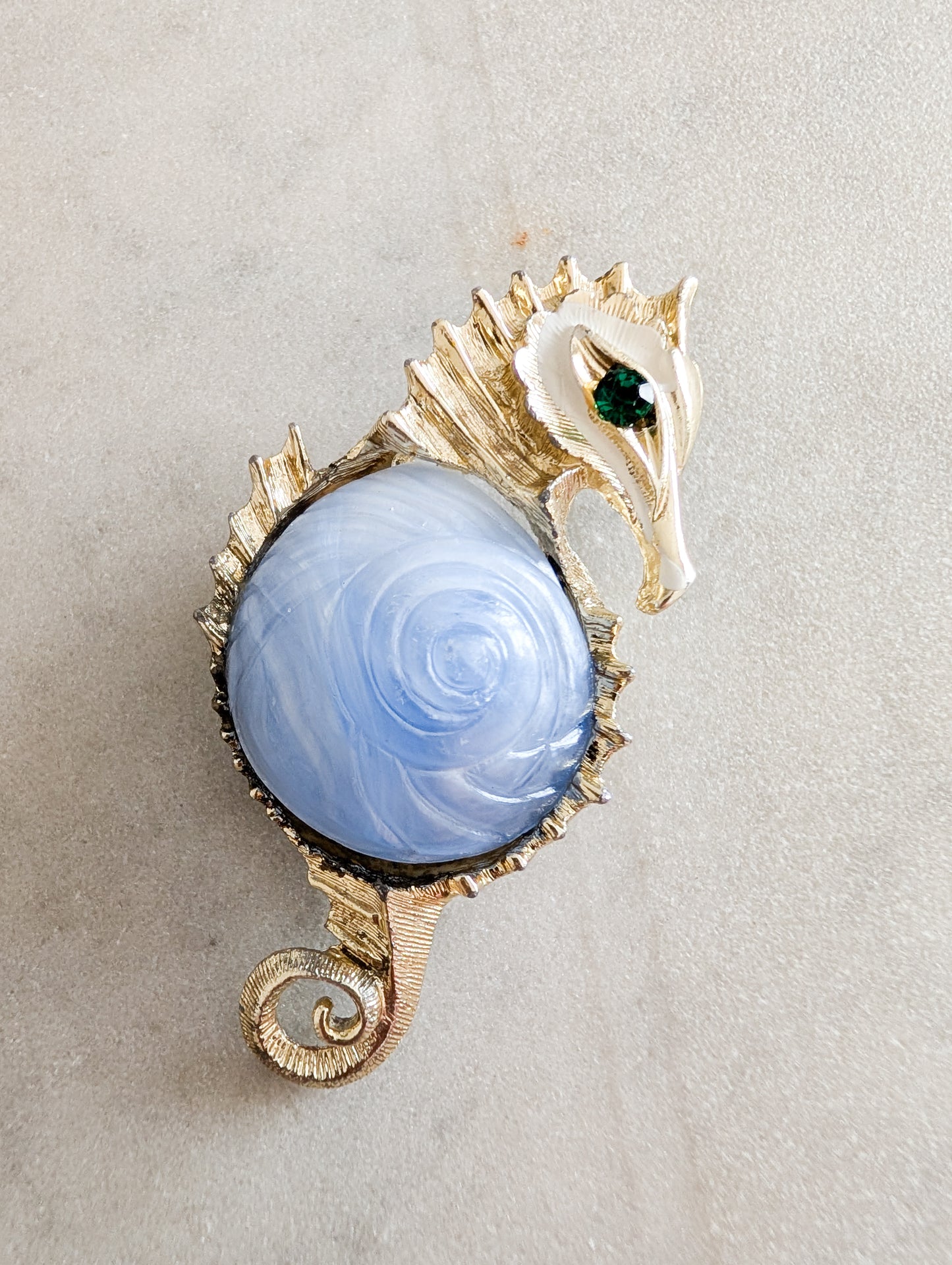 Broche Hippocampe 80's