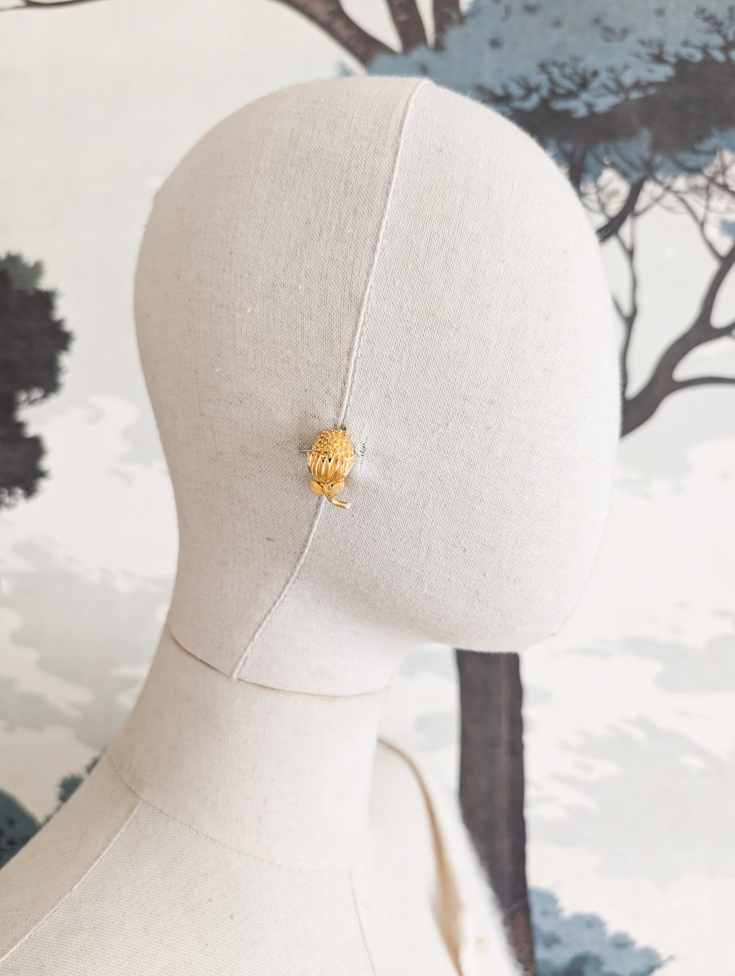 Rares boucles fleurs 60's style Trifari