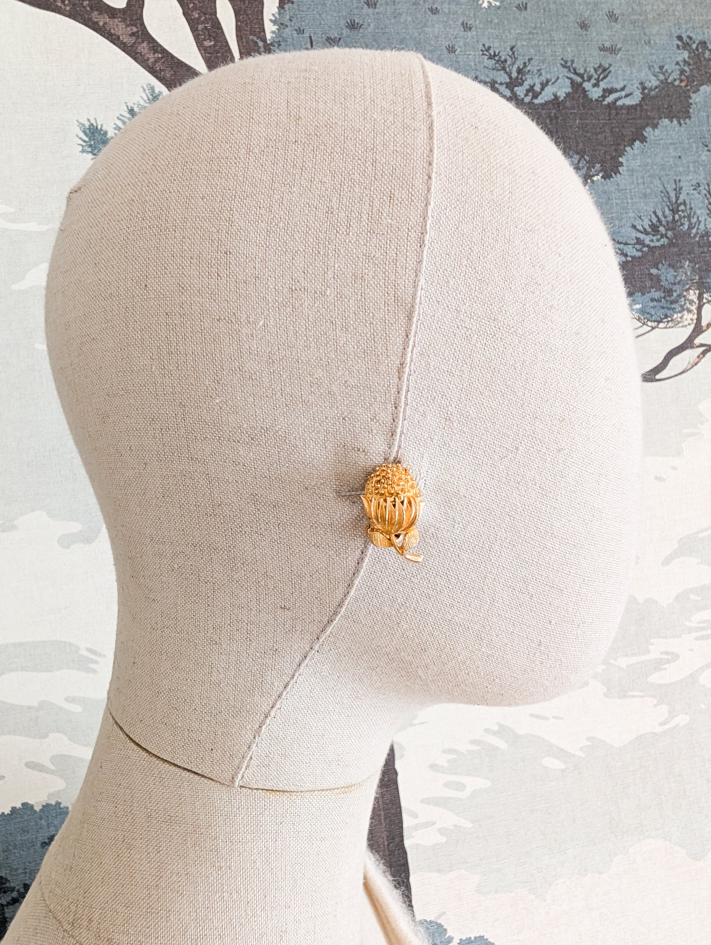 Rares boucles fleurs 60's style Trifari