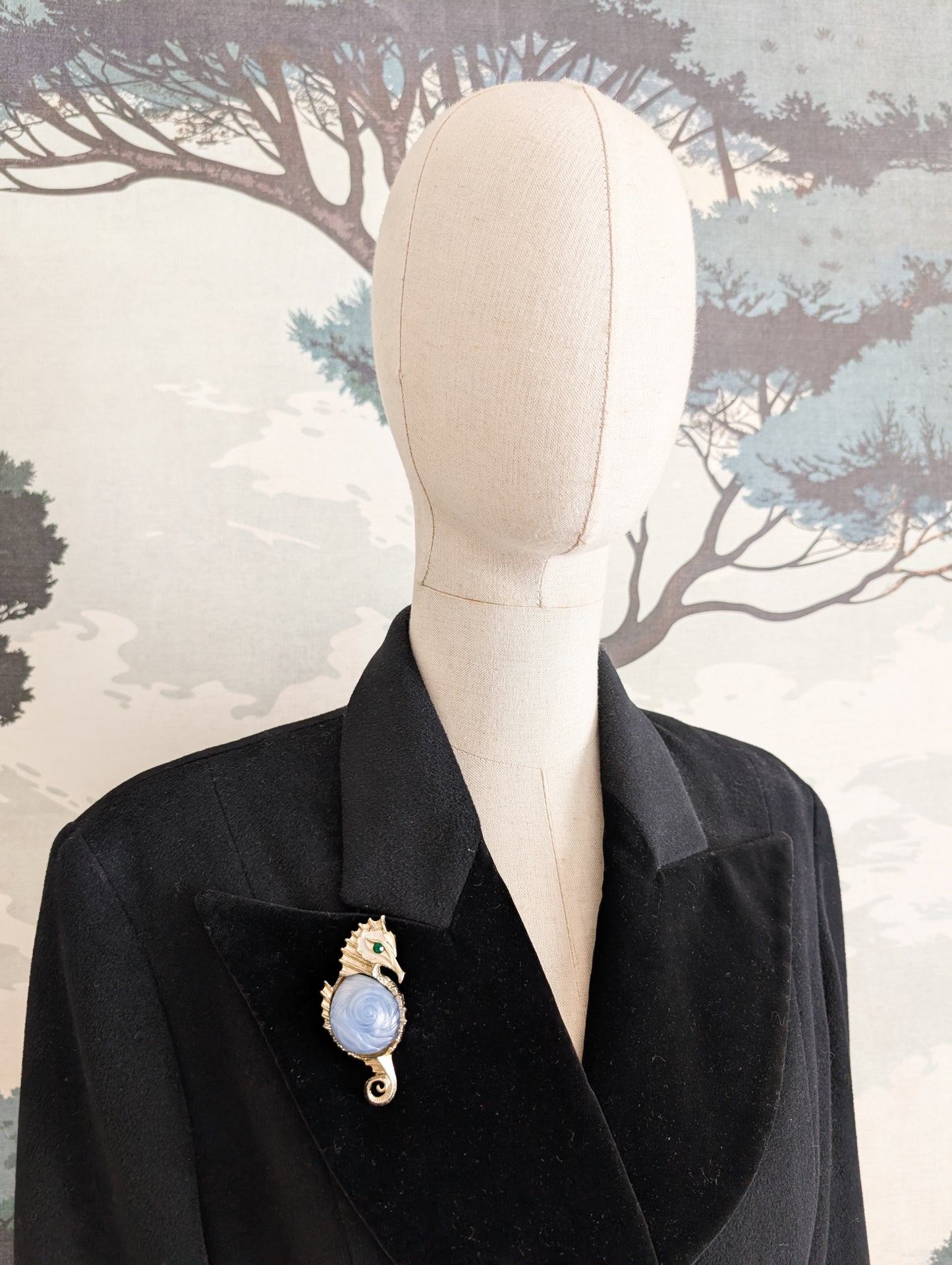 Broche Hippocampe 80's