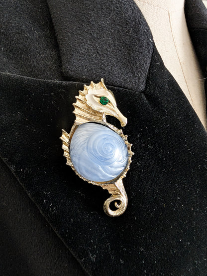 Broche Hippocampe 80's