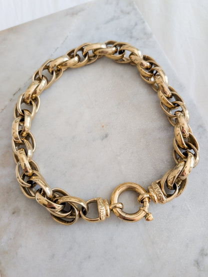 Grand collier Agatha 80's