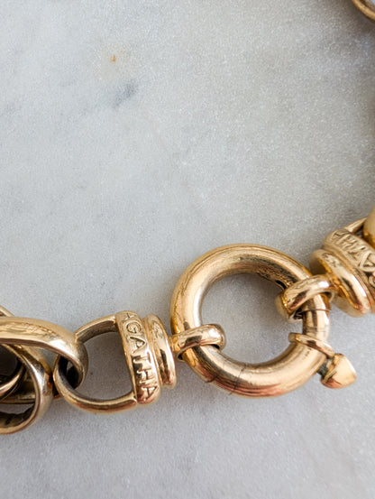 Grand collier Agatha 80's