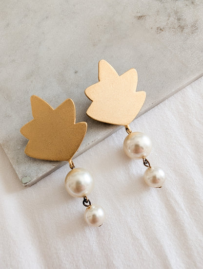 Boucles oreilles percées Biche de Berre