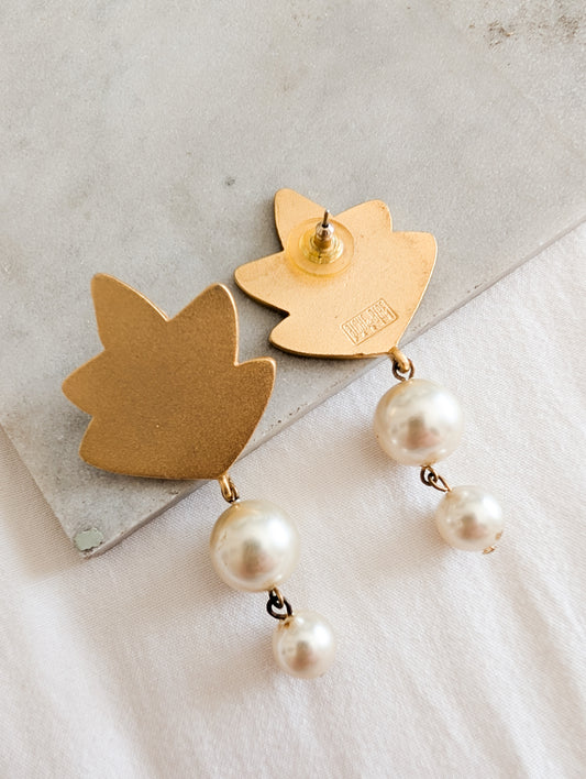 Boucles oreilles percées Biche de Berre