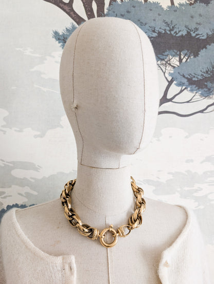 Grand collier Agatha 80's