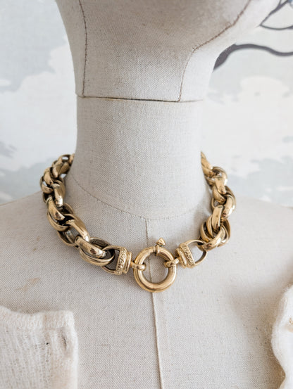 Grand collier Agatha 80's