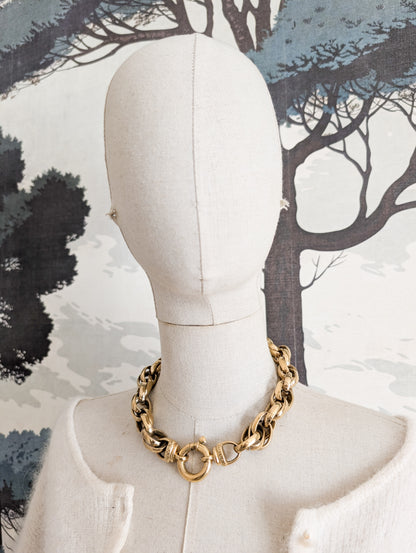 Grand collier Agatha 80's