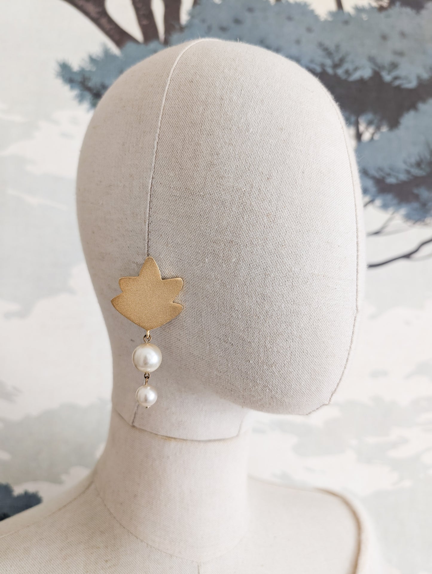 Boucles oreilles percées Biche de Berre